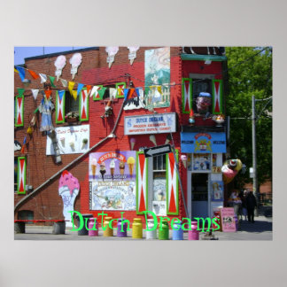 Ice Cream Shop Poster