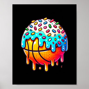 Ice Cream Sketll Drip Boys Girls Kids Sketll Stuff Poster