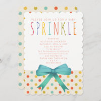Ice Cream Social Baby Sprinkle Invitataion