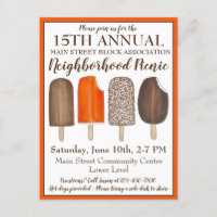 Ice Cream Social Birthday Party Popsicles Picnic