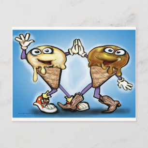 Ice Cream Social Postcard