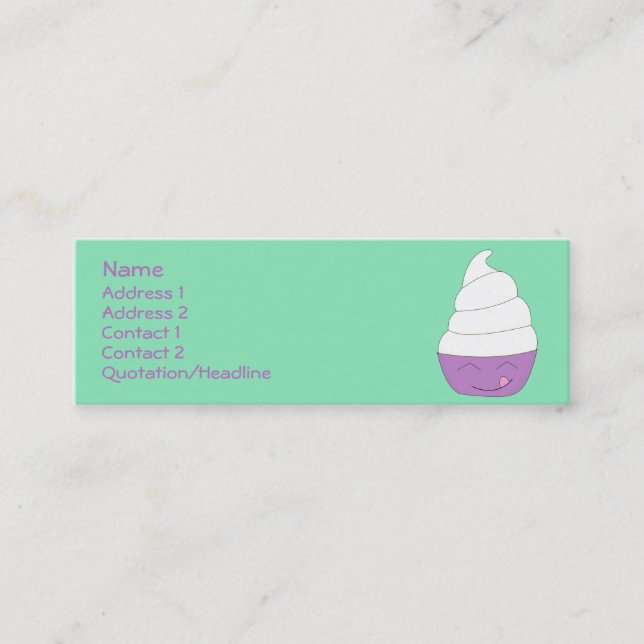 Ice Cream Social profile card (Front)