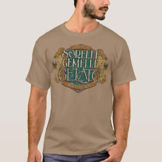 Ice Cream Sorelle Gemelle Gelato 1954  T-Shirt