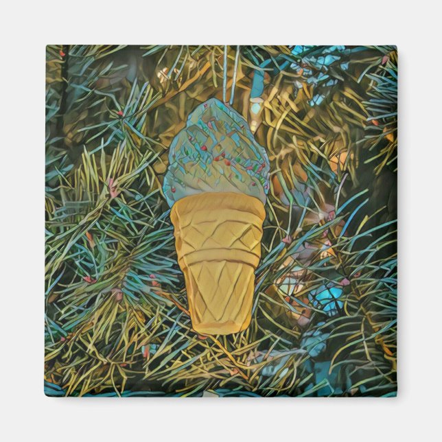 Ice cream sprinkles magnet (Front)