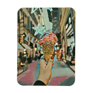 Ice cream sprinkles magnet