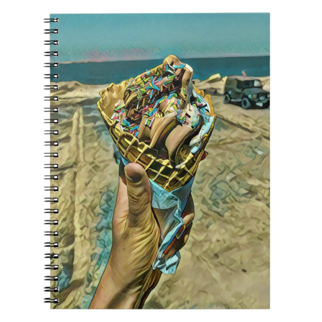 Ice cream sprinkles notebook (Front)
