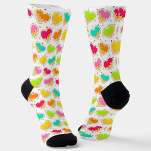 Ice Cream Sprinkles Pattern Socks