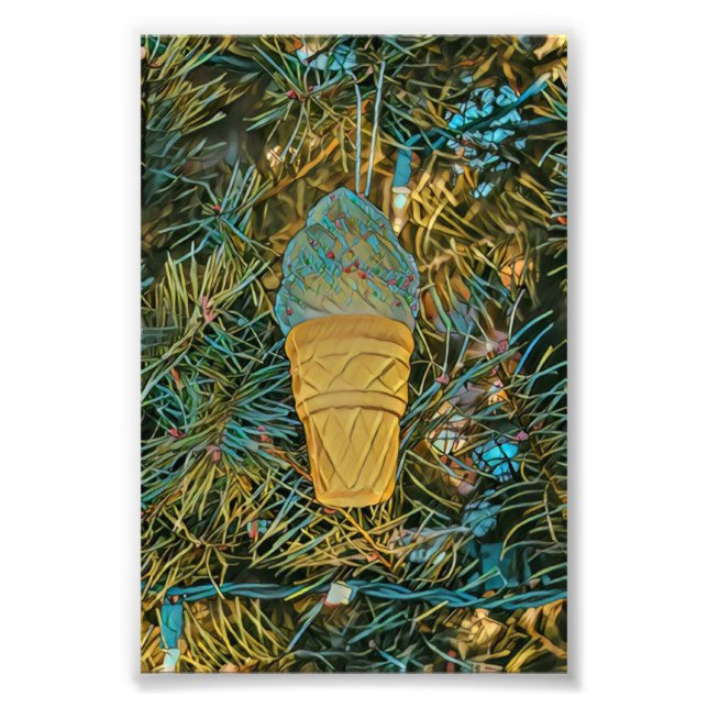 Ice cream sprinkles photo print (Front)