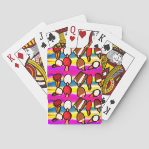 Ice cream style grocery bag notebook mini clipboar playing cards