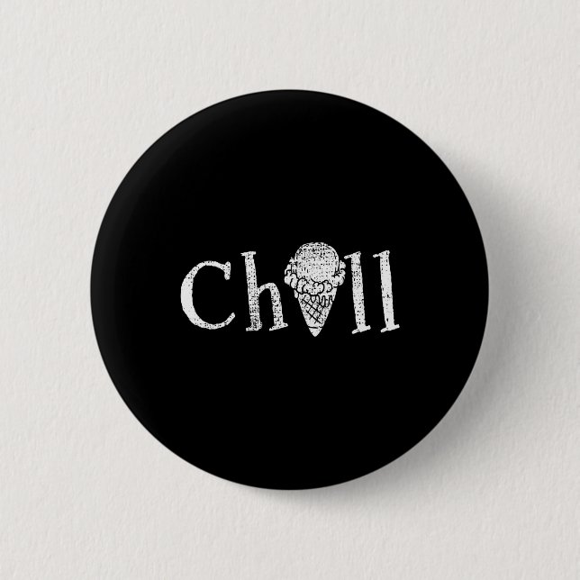 Ice Cream Summer Snack Gift  6 Cm Round Badge (Front)