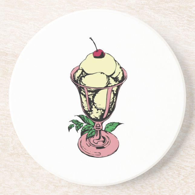 Ice Cream Sundae Coaster (Front)