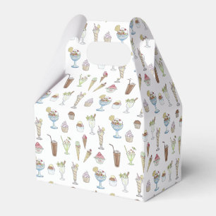Ice Cream Sundae Collage Favour Box