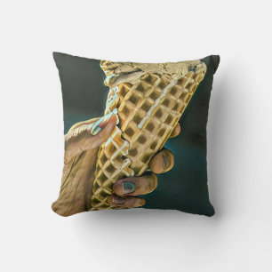 Ice cream sundae for kids cushion