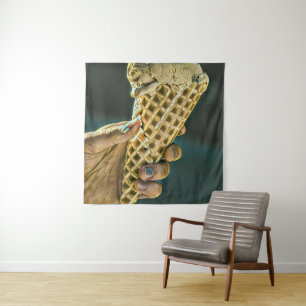 Ice cream sundae for kids tapestry