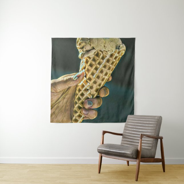 Ice cream sundae for kids tapestry (In Situ)
