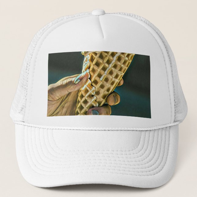 Ice cream sundae for kids trucker hat (Front)