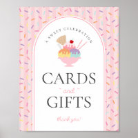 Ice Cream Sundae Heres the Scoop Cards & Gifts