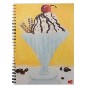 Ice Cream Sundae Notebook