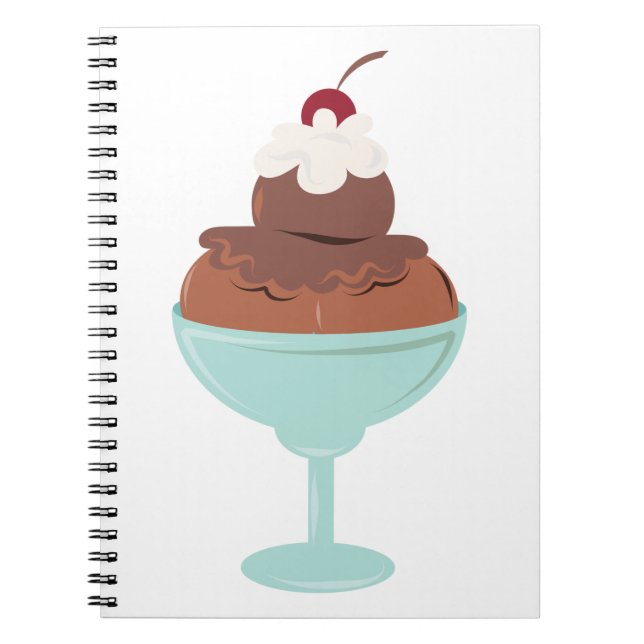 Ice Cream Sundae Notebook (Front)