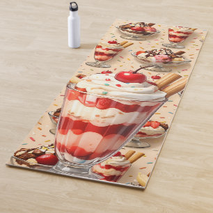 Ice cream sundae premium yoga mat