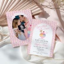 Ice Cream Sundae Sprinkled with Love Baby Shower