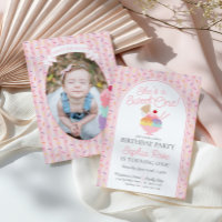 Ice Cream Sundae Sweet One First Birthday Party