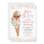 Ice Cream Sweet One Birthday 