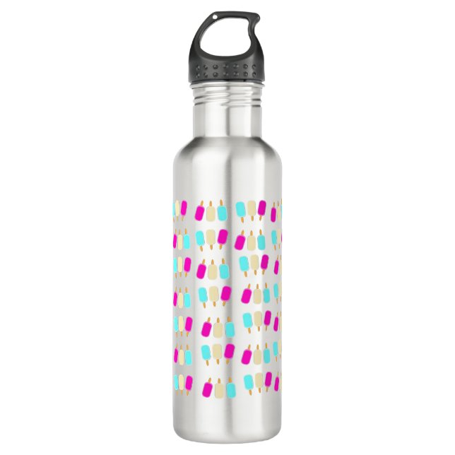 ice cream three colours 710 ml water bottle (Front)