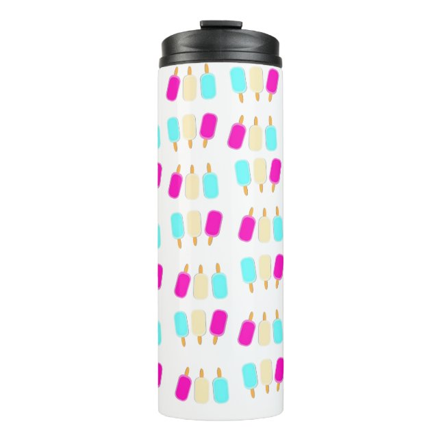 ice cream three colours thermal tumbler (Front)