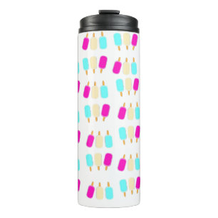 ice cream three colours thermal tumbler