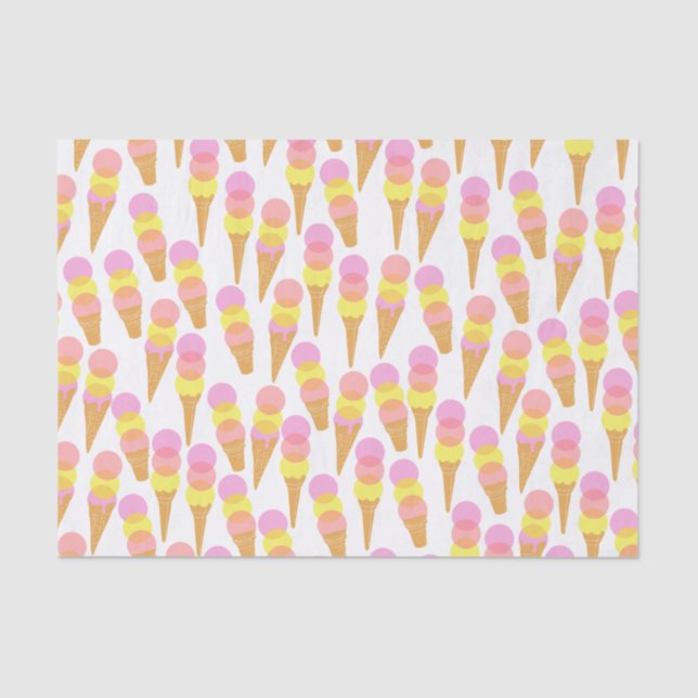 Ice Cream Tissue Paper (Front)