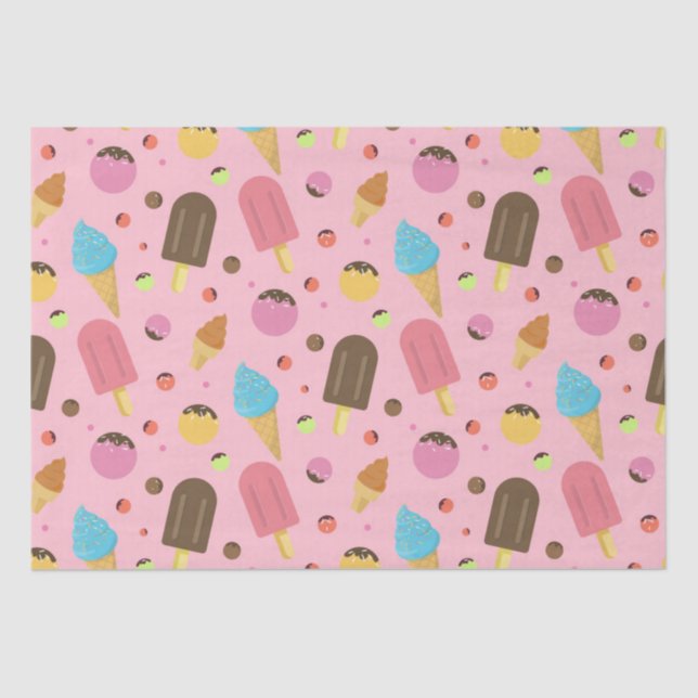 Ice cream tissue paper (Front)