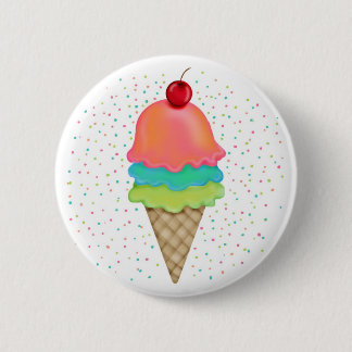 Ice Cream Treats 6 Cm Round Badge