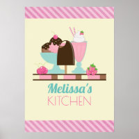 Ice Cream Treats Personalised Kitchen