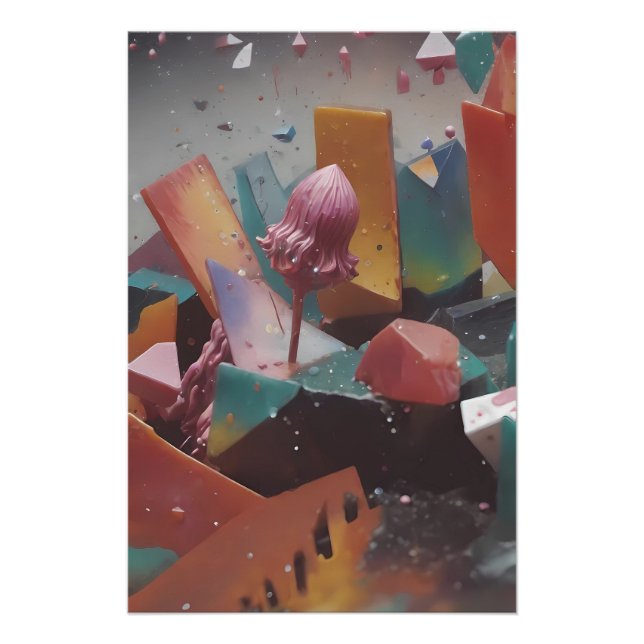 Ice Cream Treeling - Ken Gauge Art Poster (Front)