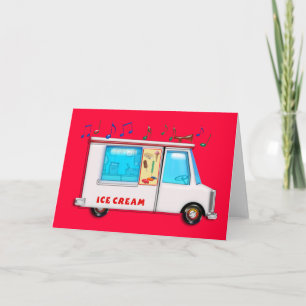 Ice Cream Truck Card