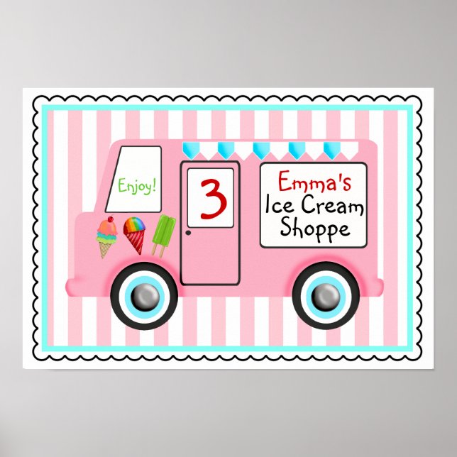Ice Cream Truck Poster (Front)