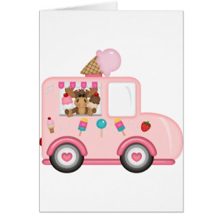Ice Cream truck with moose