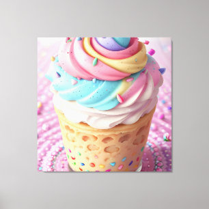 Ice Cream Two Canvas Print