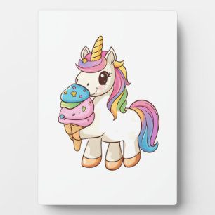 Ice Cream Unicorn Delight (1) Plaque
