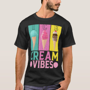 Ice Cream Vibes Gelato  Sorbet Popsicle Mochi T-Shirt