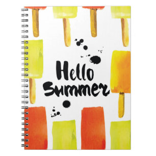 Ice Cream: Vintage Watercolor Notebook