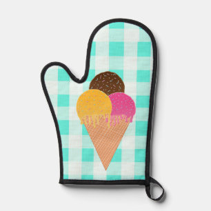 ice-cream waffle cone oven mitt