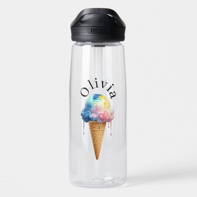 Ice Cream Water Bottle (Back)