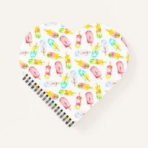 Ice cream watercolour pattern. Hello summer!