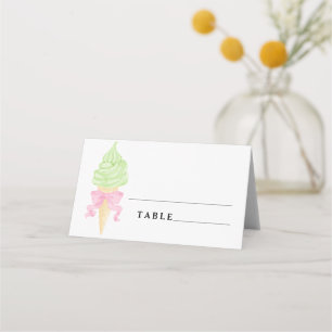 Ice-cream Wedding place cards