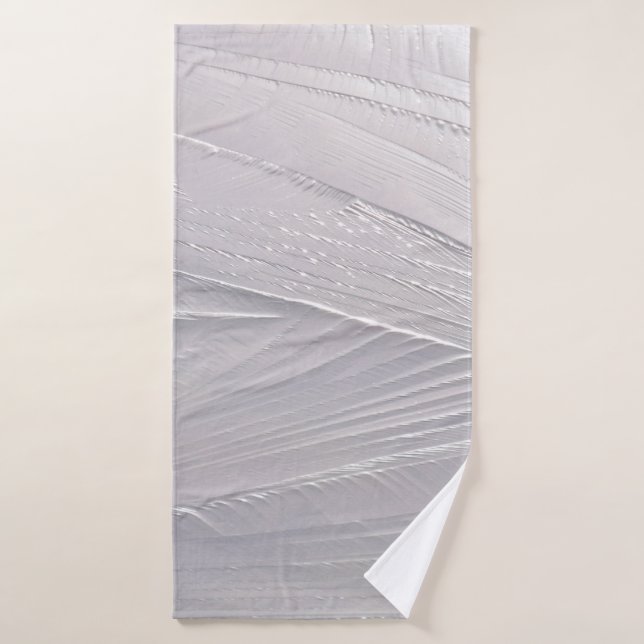 Ice cream white snow winter bath towel (Bath Towel)