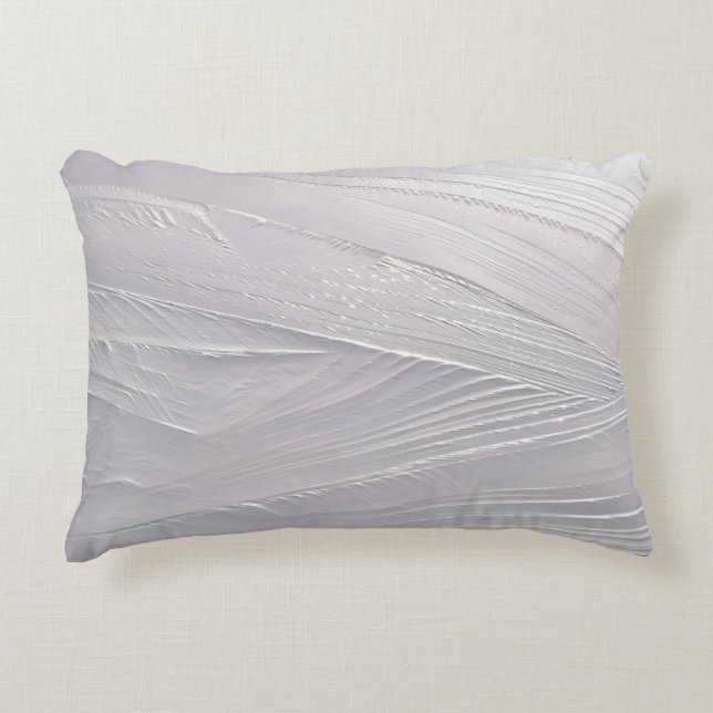 Ice cream white snow winter decorative cushion (Front)