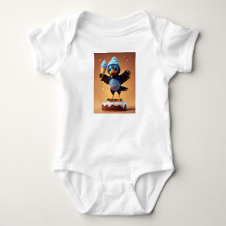Ice Cream Wings Baby Bodysuit