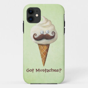 Ice Cream with Moustaches Case-Mate iPhone Case